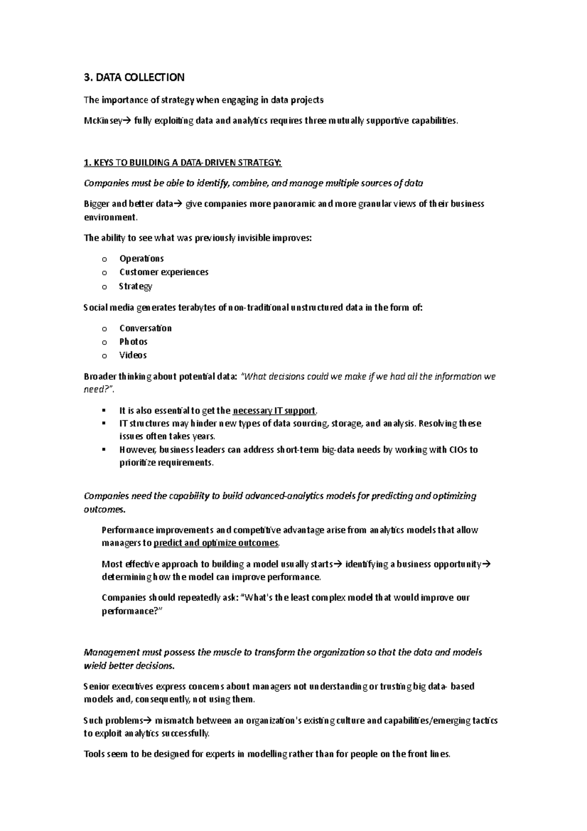 3. Data Collection Strategies and Types - Apuntes - Studocu