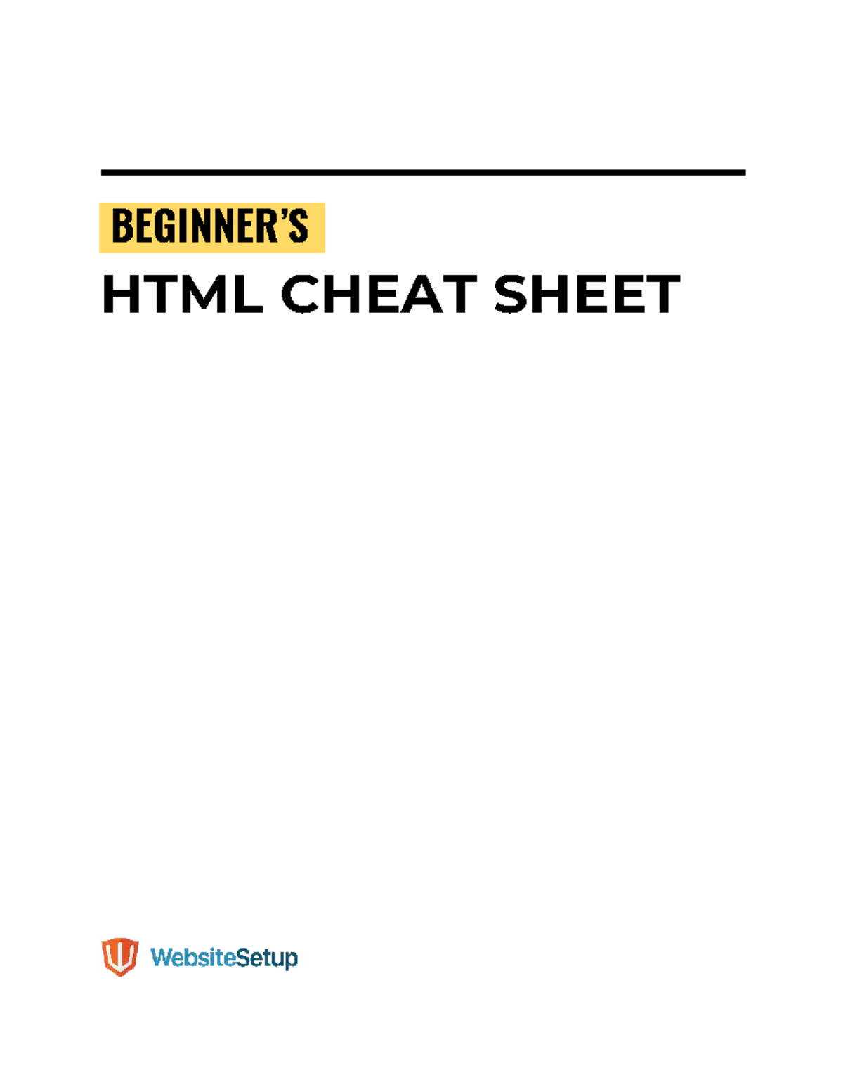 WSU HTML Cheat Sheet - Comprehensive Guide to HTML Elements - Studocu