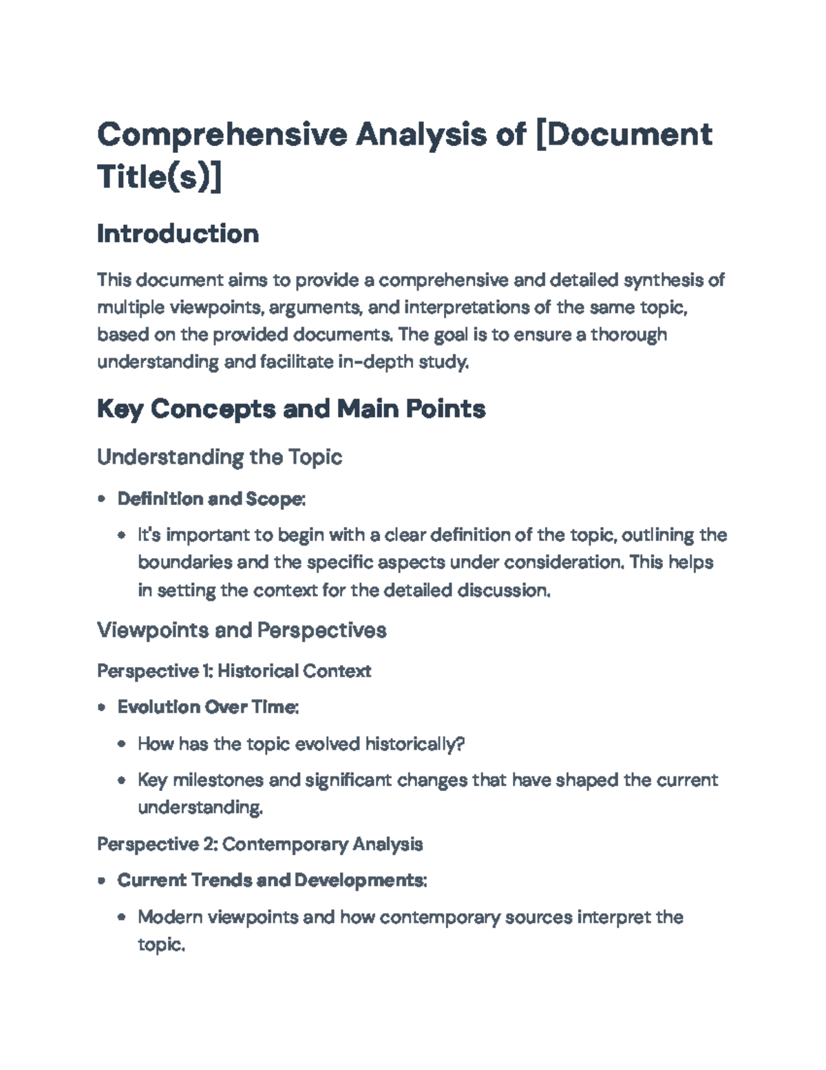 Comprehensive Synthesis and Analysis for [Course Code] Final Exam ...