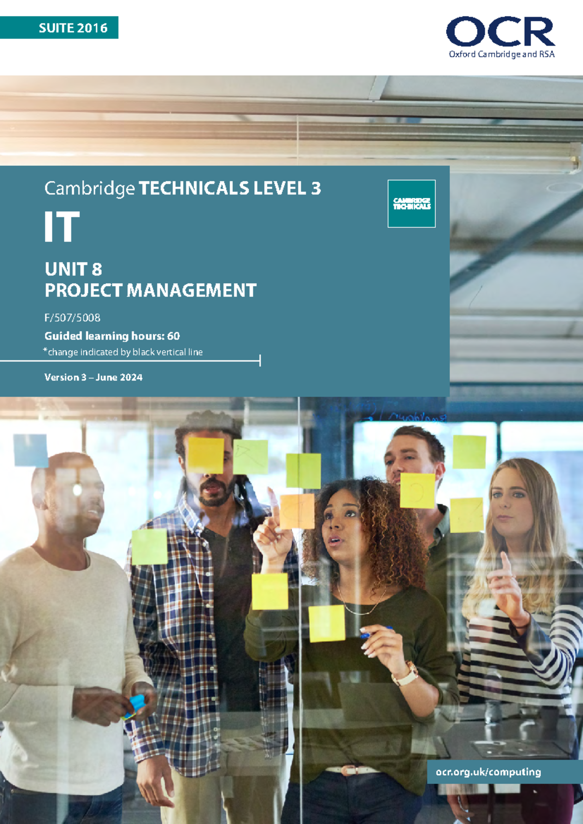 Unit 8 - Project Management Overview (F/507) - Studocu