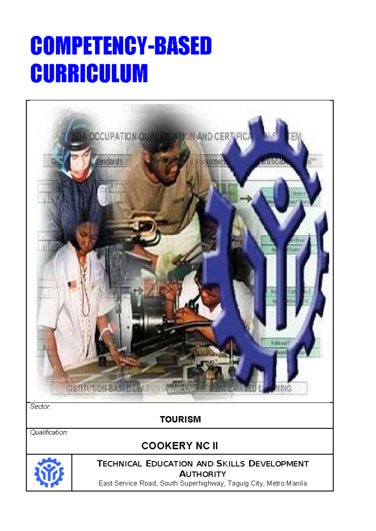 CBC Cookery NC II Curriculum Overview and Competency Modules - Studocu