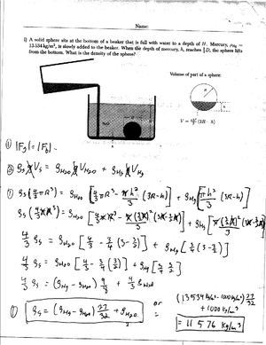 MCG 3340 Midterm Exam 2022: Fluid Mechanics I Overview - Studocu