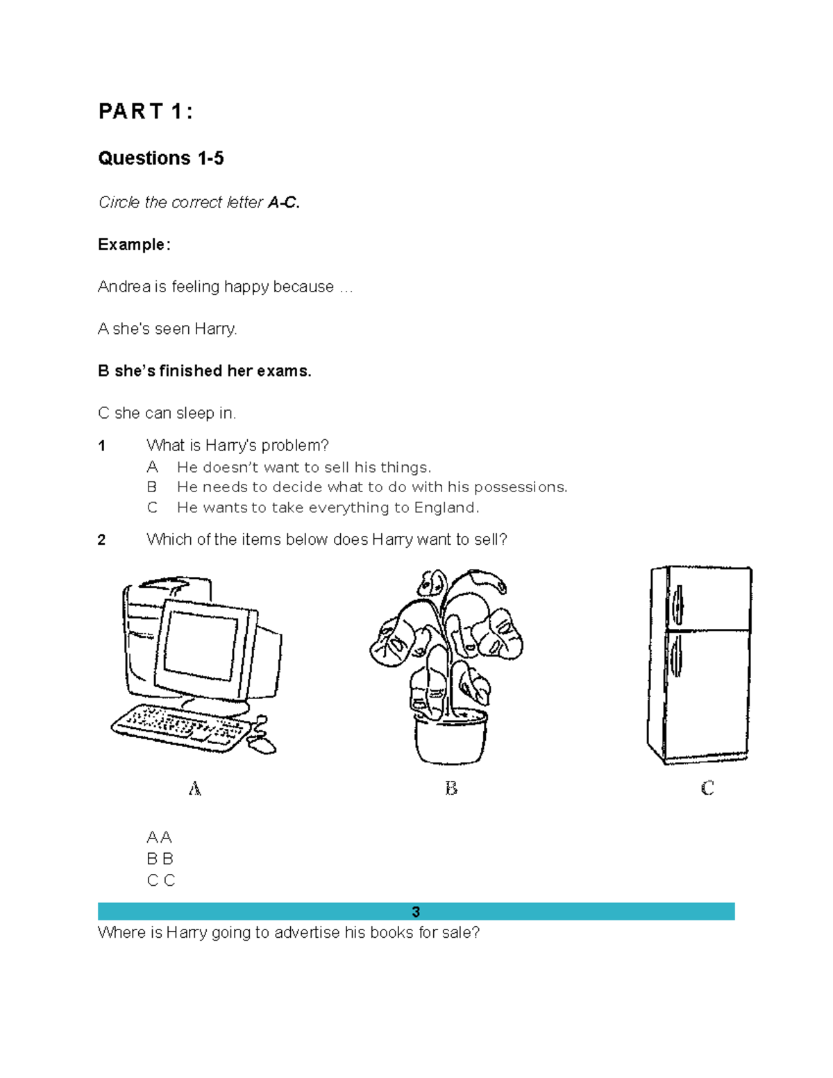 IELTS Mock Test 2020 - June Practice Test 1 Questions & Answers - Studocu