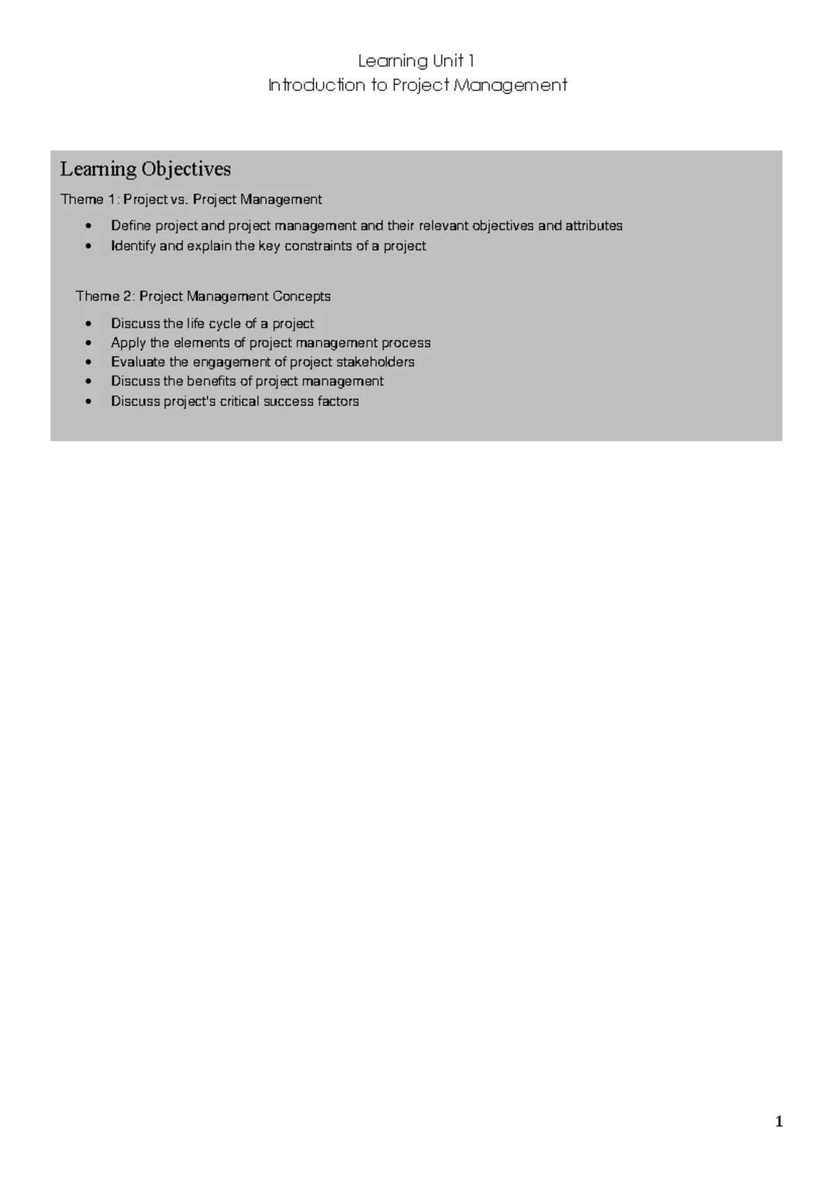 PRMA6211A1 ST10249428 Project Management Assignment 1 on Risks ...