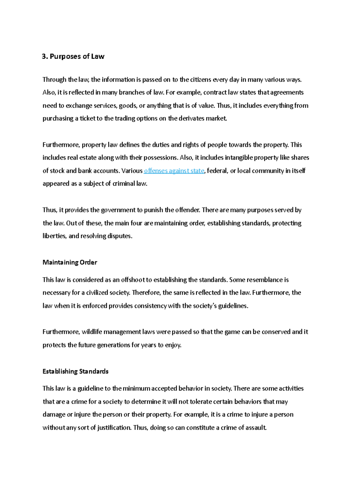 Business Law Assignment 1: Overview of Legal Principles and Government ...