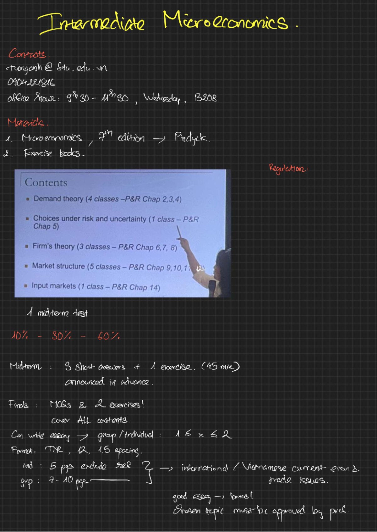 Intermediate Microeconomics: Key Concepts and Exam Preparation - Studocu