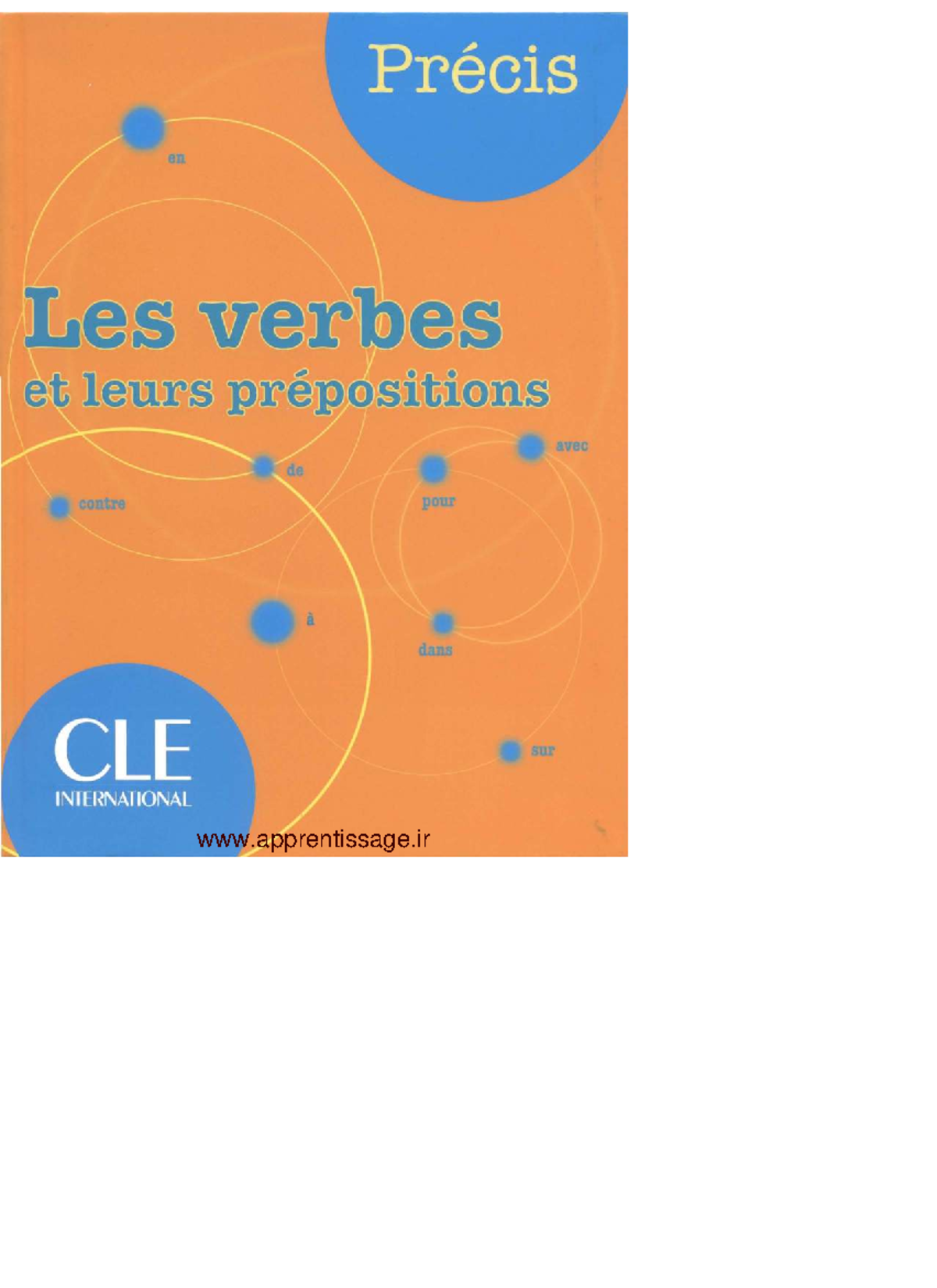Les verbes et leurs prépositions - Notes de cours CLÉ INTERNATIONAL ...