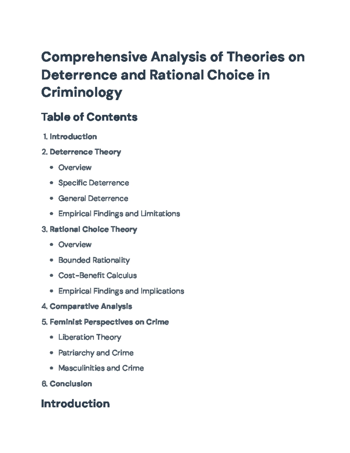 Understanding Deterrence & Rational Choice Theories in Criminology ...