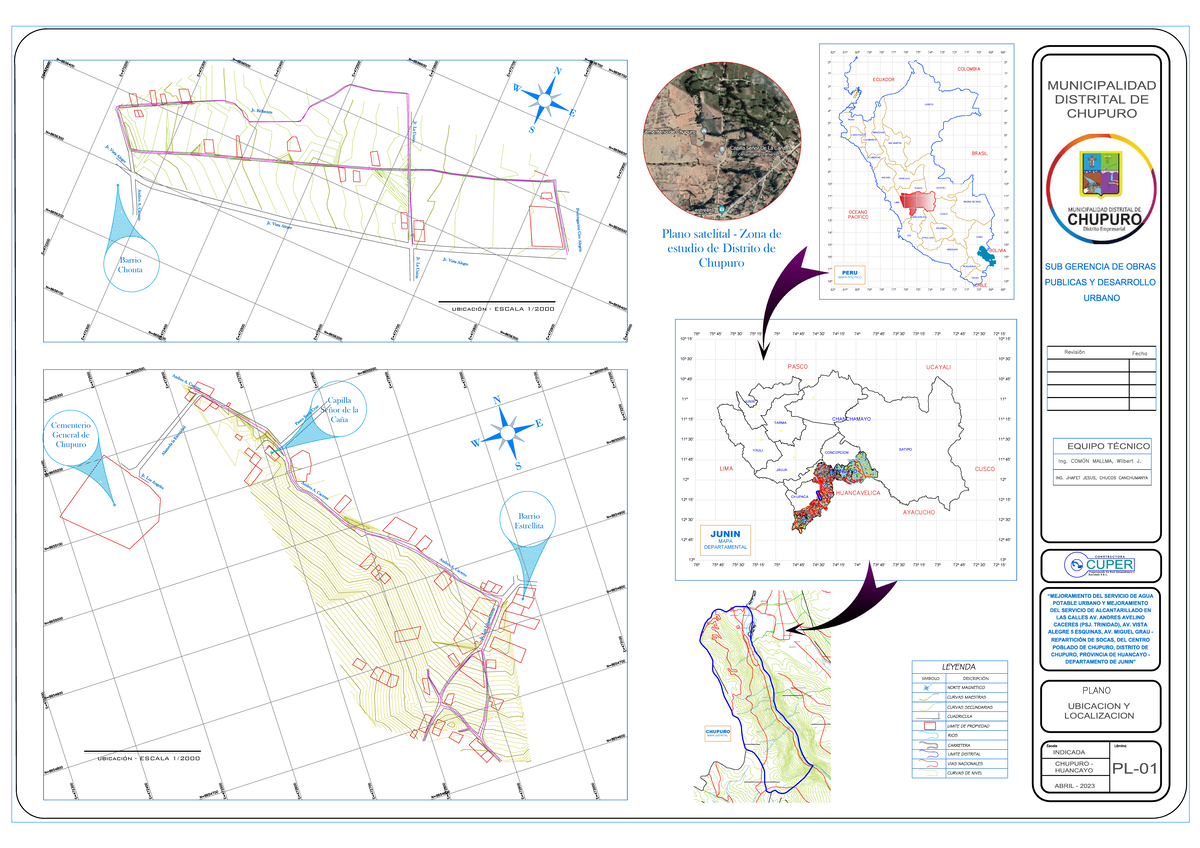 Ubicación y Localización - Chupuro - Plano A1 (Abril 2023) - Document Preview