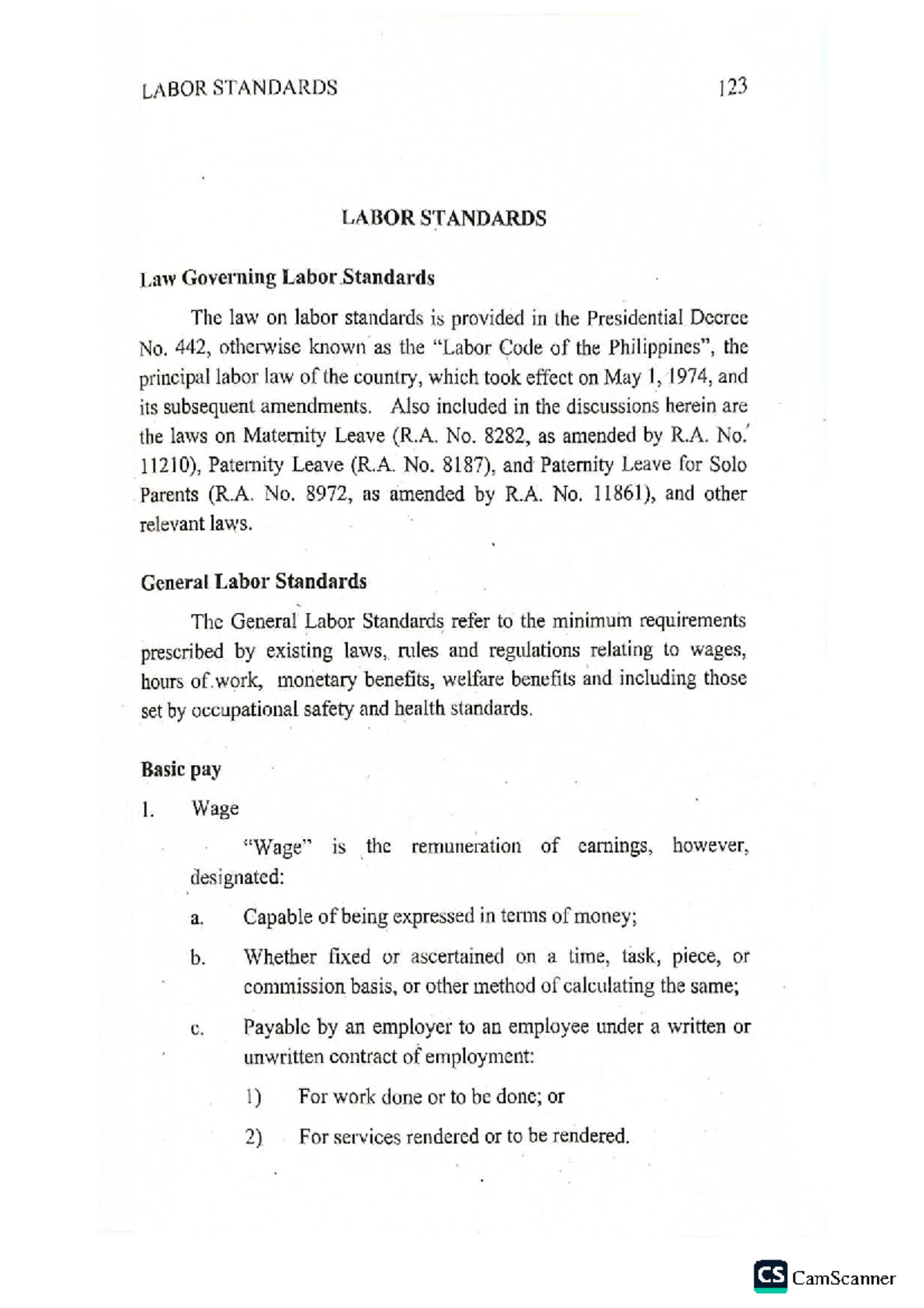 Labor Standards 123: Comprehensive Overview of Labor Laws and Wages ...