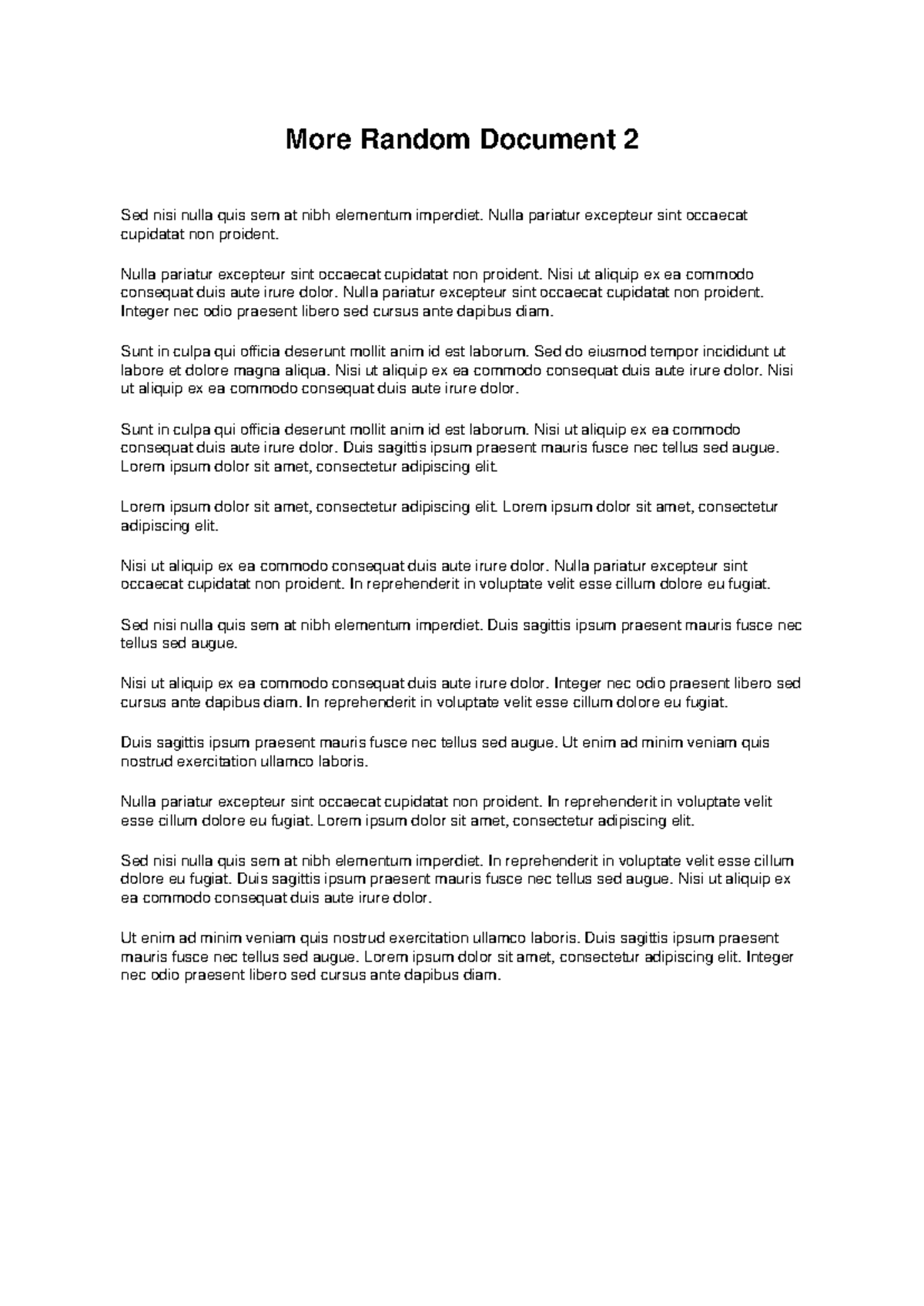 Random Document 2: Insights and Analysis - Studocu