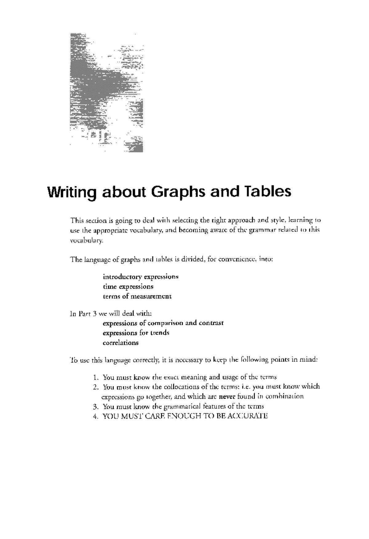 Visuals: Writing About Graphs & Tables - IELTS Preparation Guide - Studocu