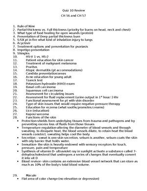 Quiz 16 - study guide - Quiz 16 CH 50/ 1. Hypoglycemia abnormally low ...