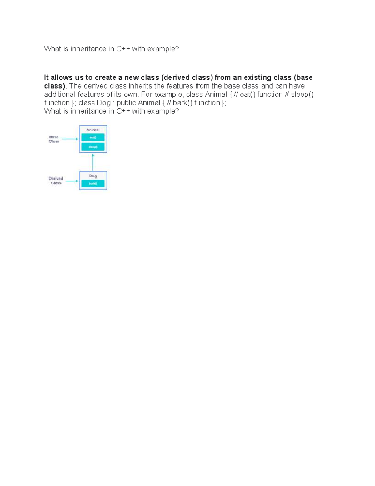 What is inheritance in C - Introduction to programming /c++ - The ...