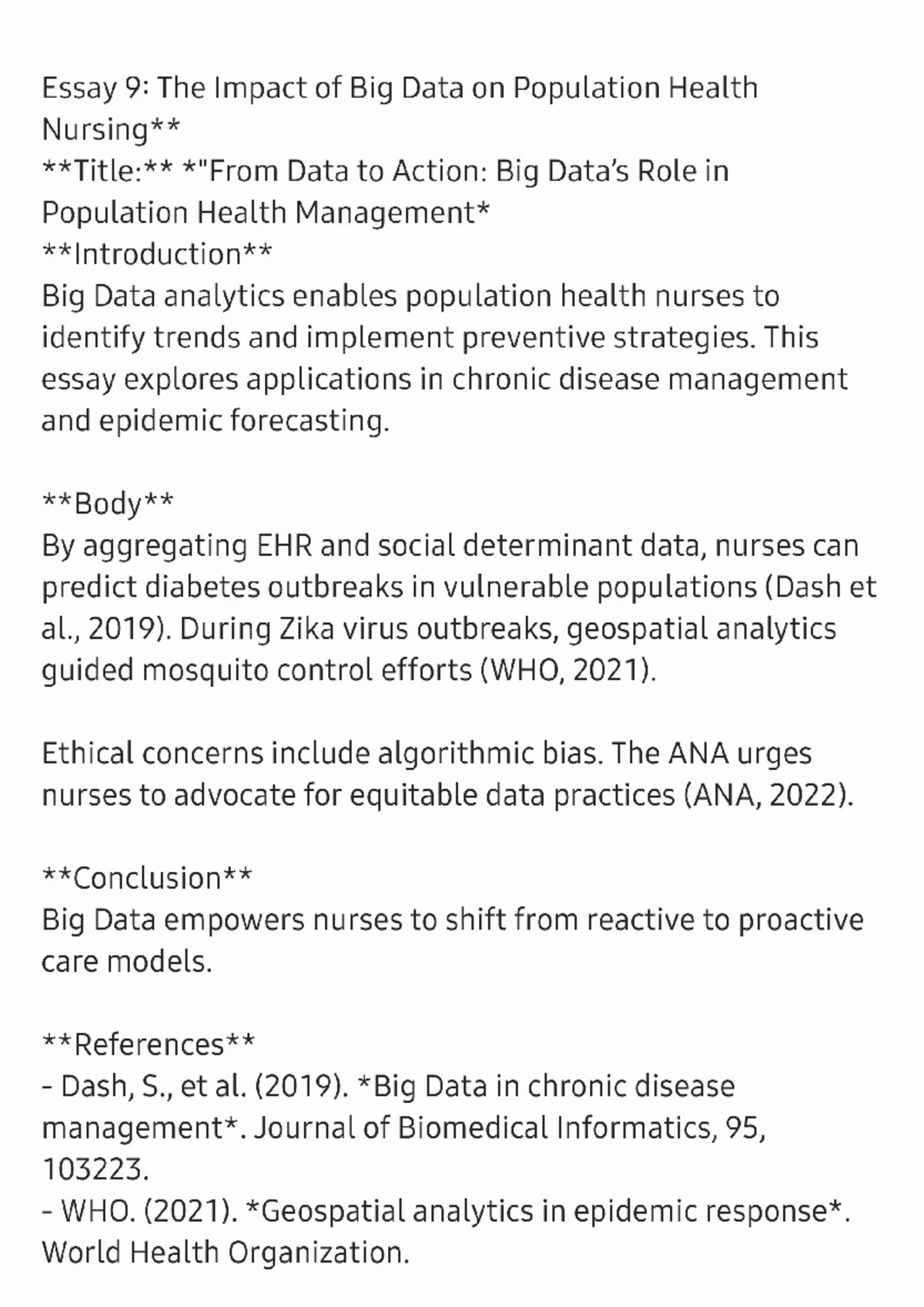 A10 - The Impact of Nursing Informatics on Patient Outcomes and Care ...