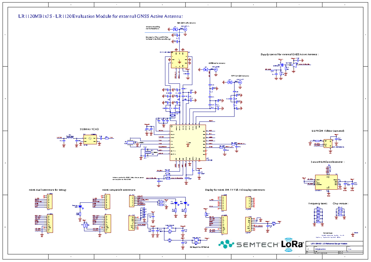 LR1120MB1xJS Schematic Layout for Evaluation Module Design - Studocu