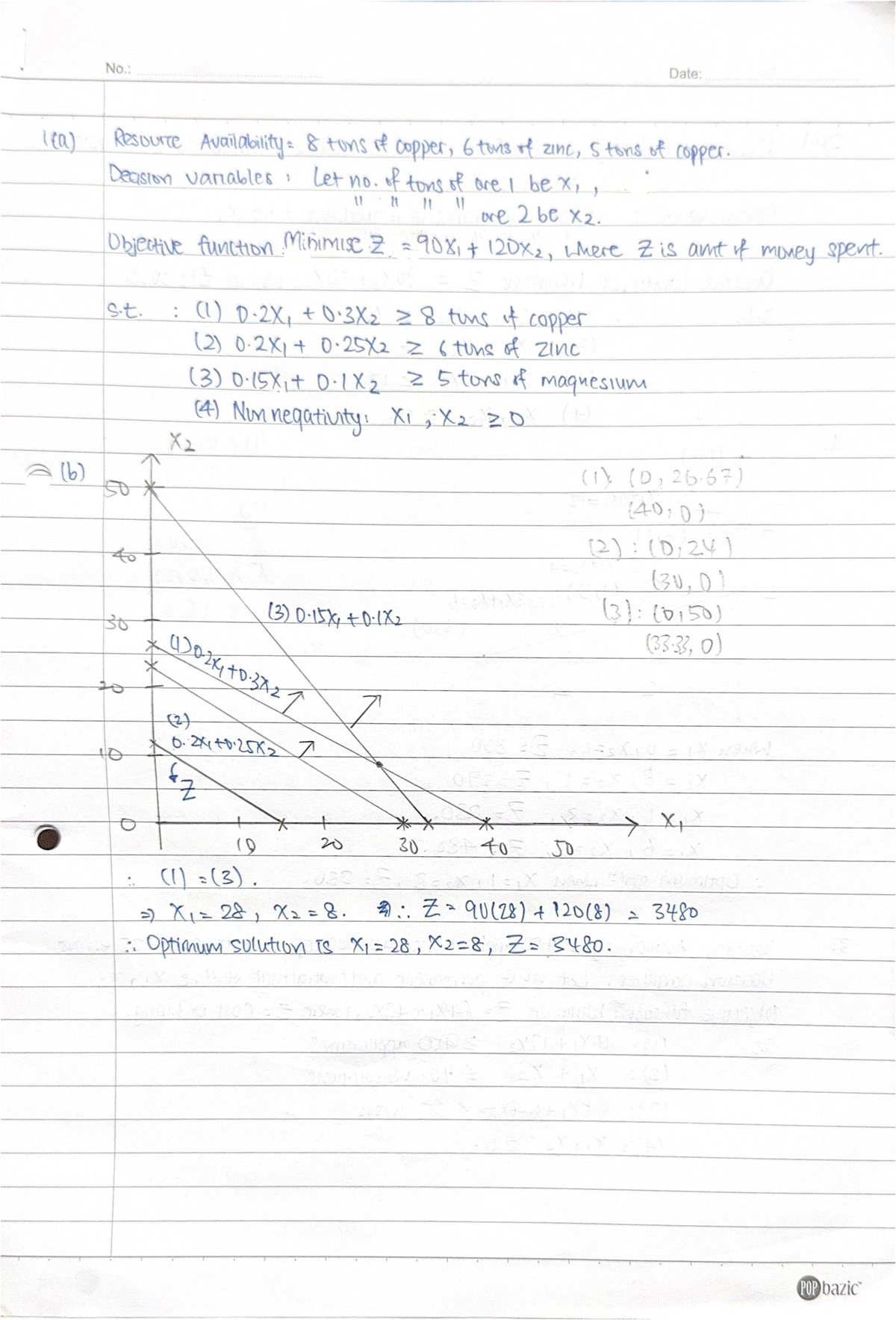 DA Assignment 1 - Linear Programming Optimization Techniques - Studocu