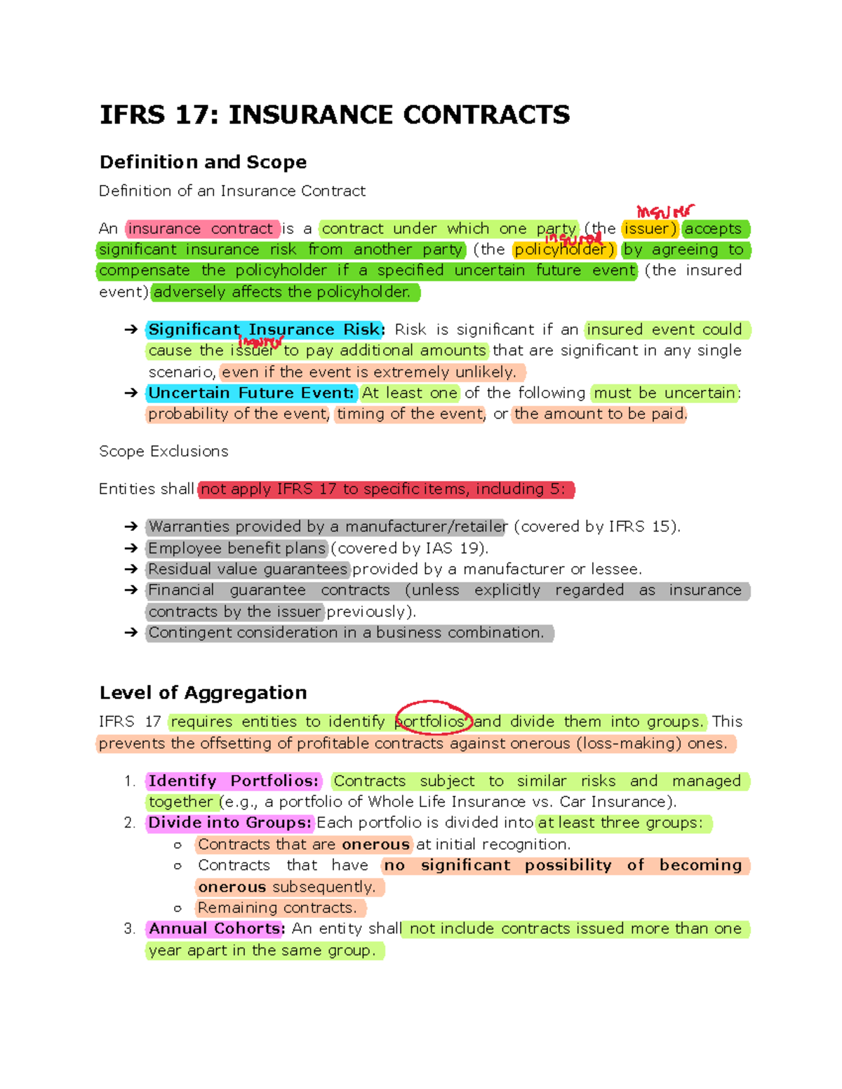 IFRS 17 & IFRIC 12: Insurance Contracts and Service Concessions ...