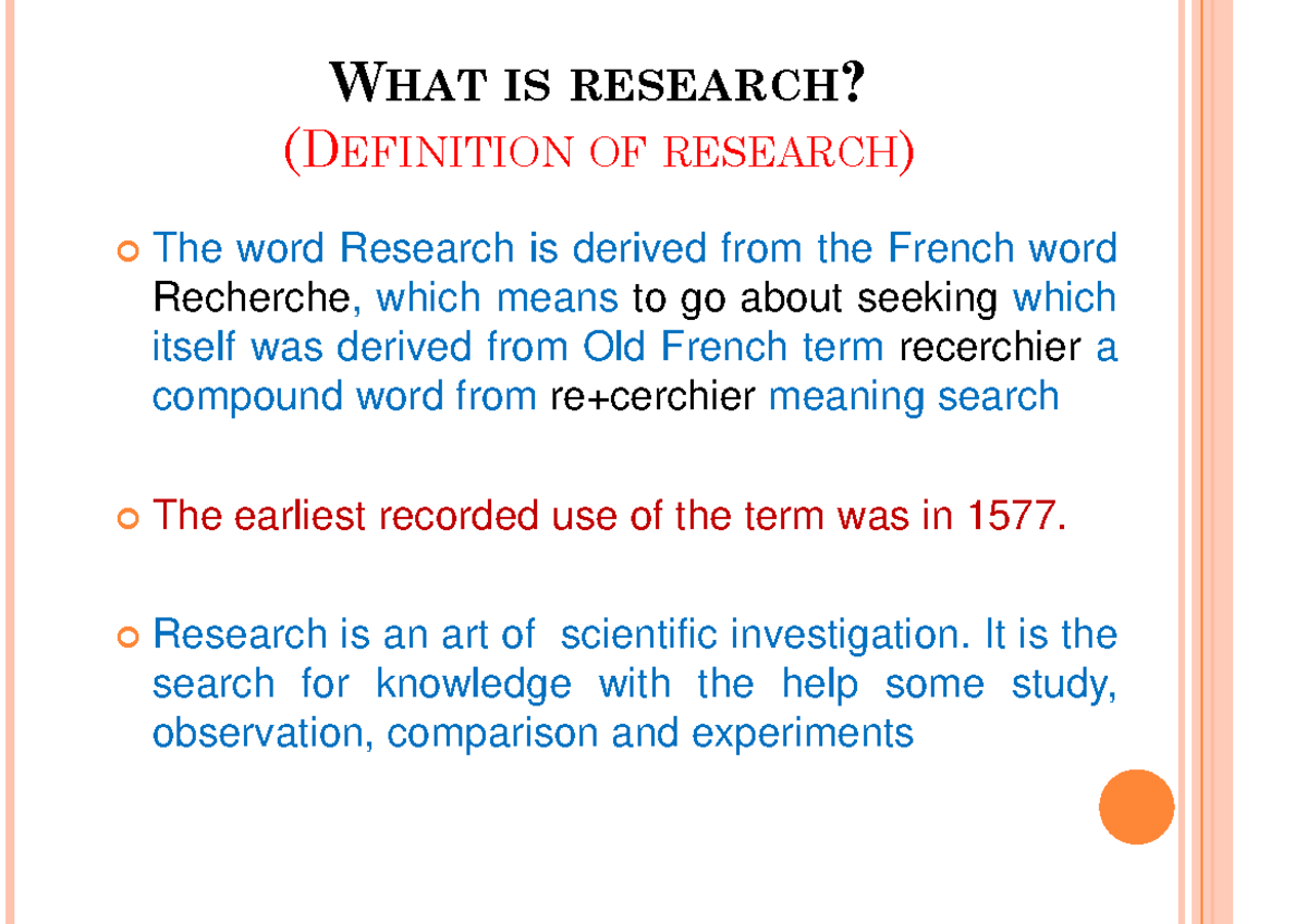 ECE Mtech - Research Process and Methodology Notes (Unit 1) - Studocu
