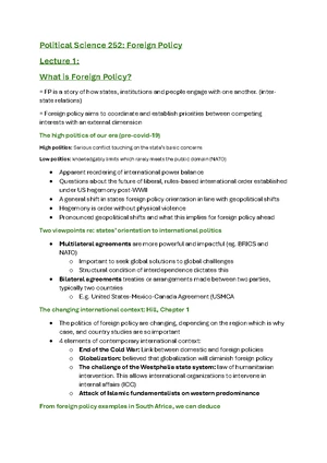 Poli Sci 242 - Political Development Lecture Notes and Insights - Studocu