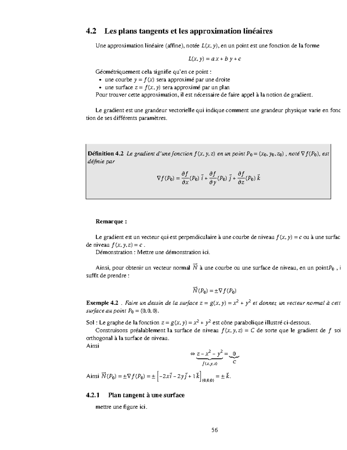 Intra #2-MTH1105-Approximations Linéaires et Plans Tangents - Studocu