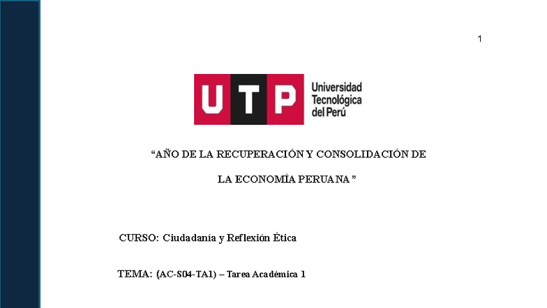 Tarea Académica 1 (AC-S04-TA1): Análisis Ético de Derechos Laborales en Perú - Document Preview