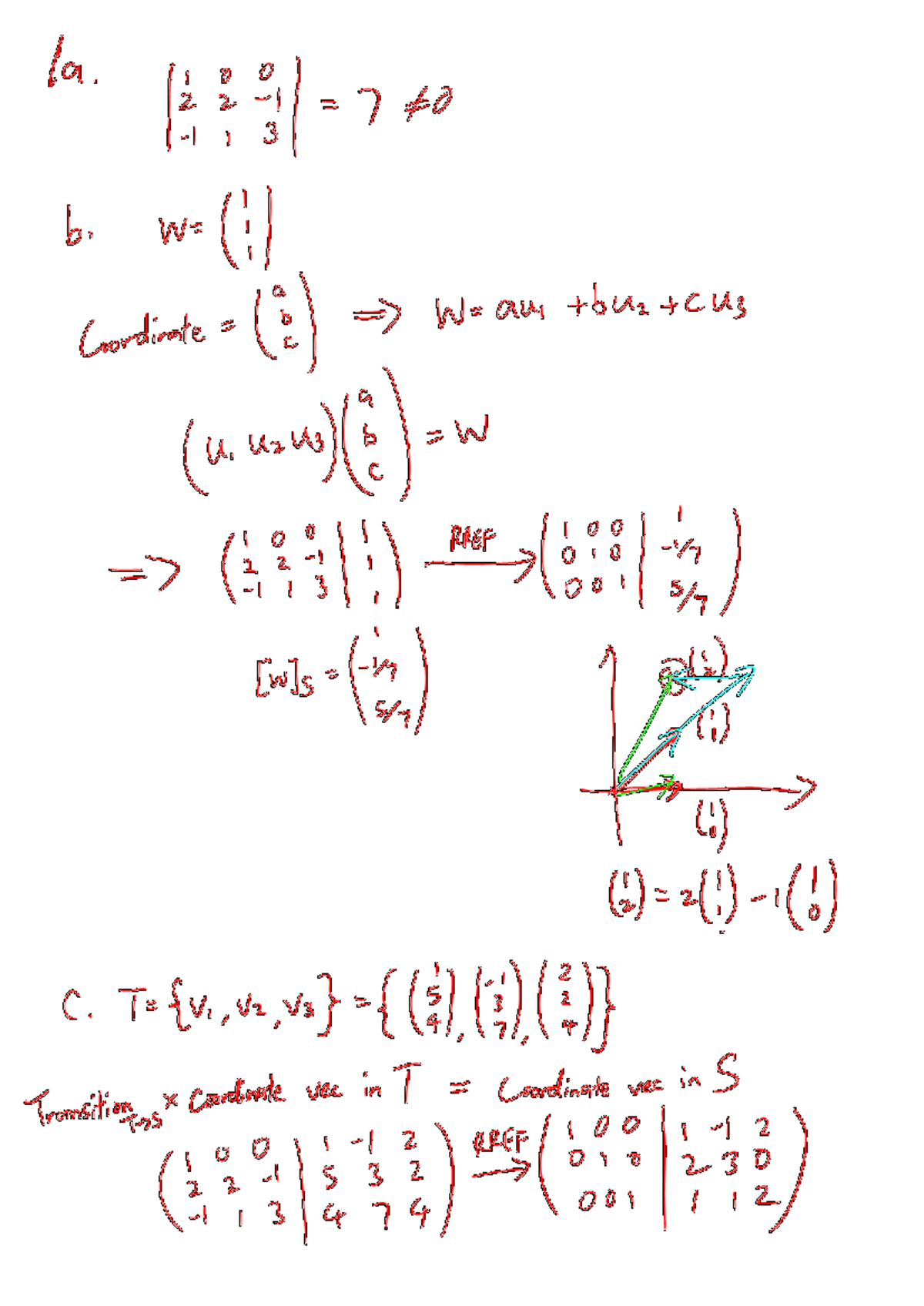 Tutorial 6 T3 - Class 12: RREF and Vector Spaces Analysis - Studocu