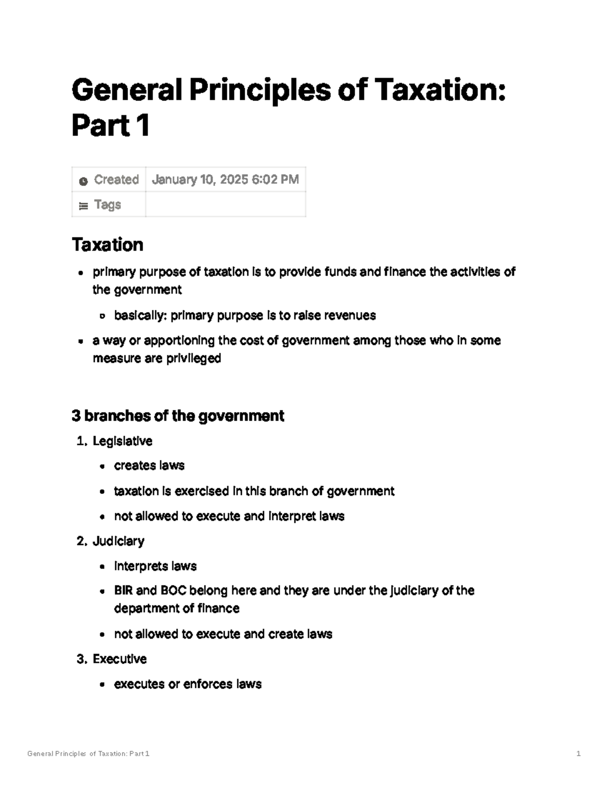 General Principles of Taxation (TAX101): Overview and Key Concepts ...
