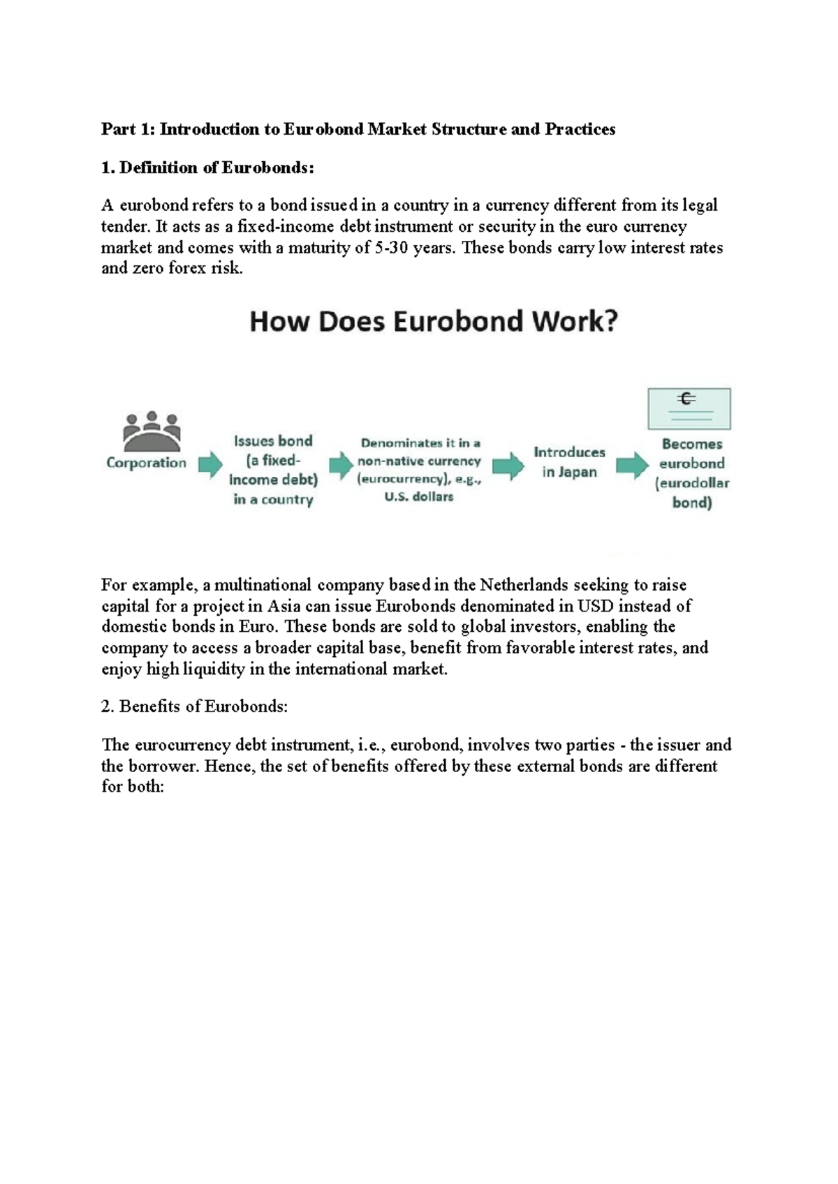 Eurobond Market Structure & Practices: An In-Depth Overview - Studocu