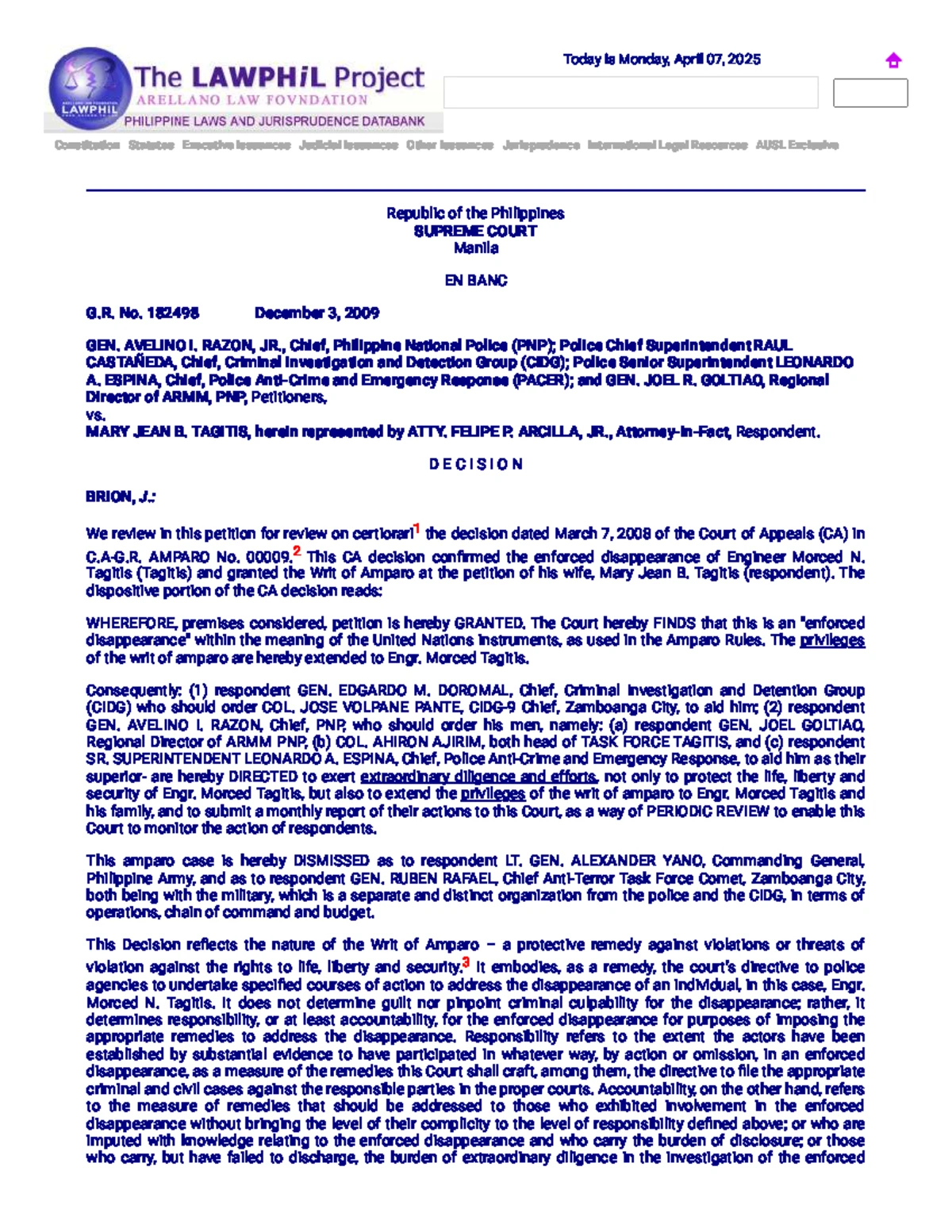 Document 90 - JVBJKJHKLJ - NG G RELEASED Republic of the Philippines ...