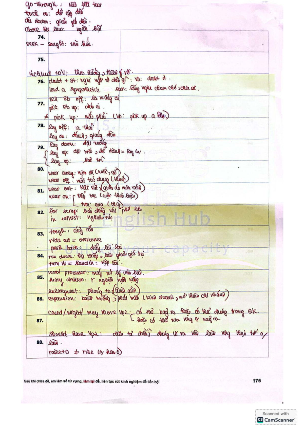 Lesson 4: Vocabulary and Phrasal Verbs Analysis - Studocu