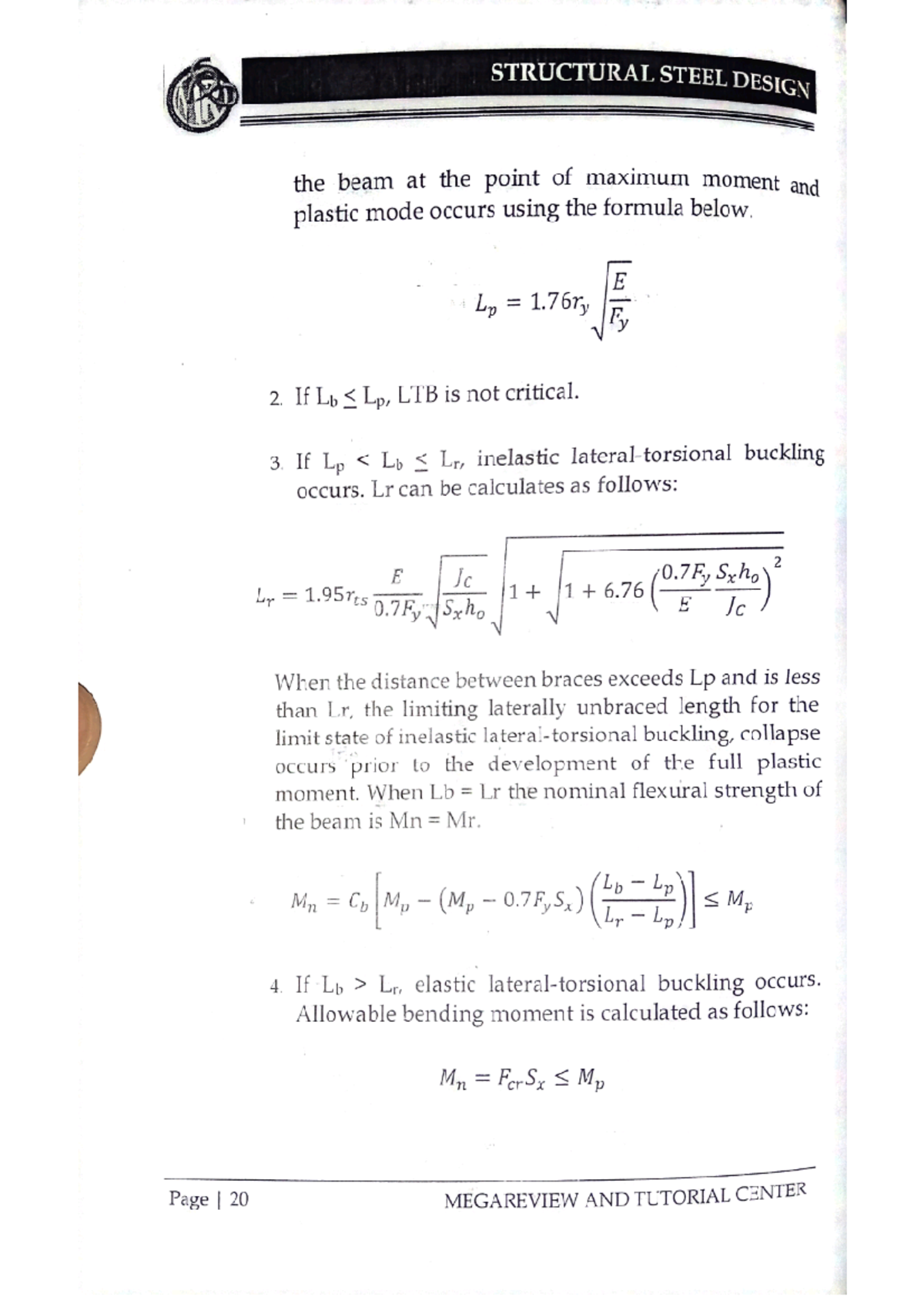 Steel Design (Course Code: SDE 101) - Comprehensive Guide to ...