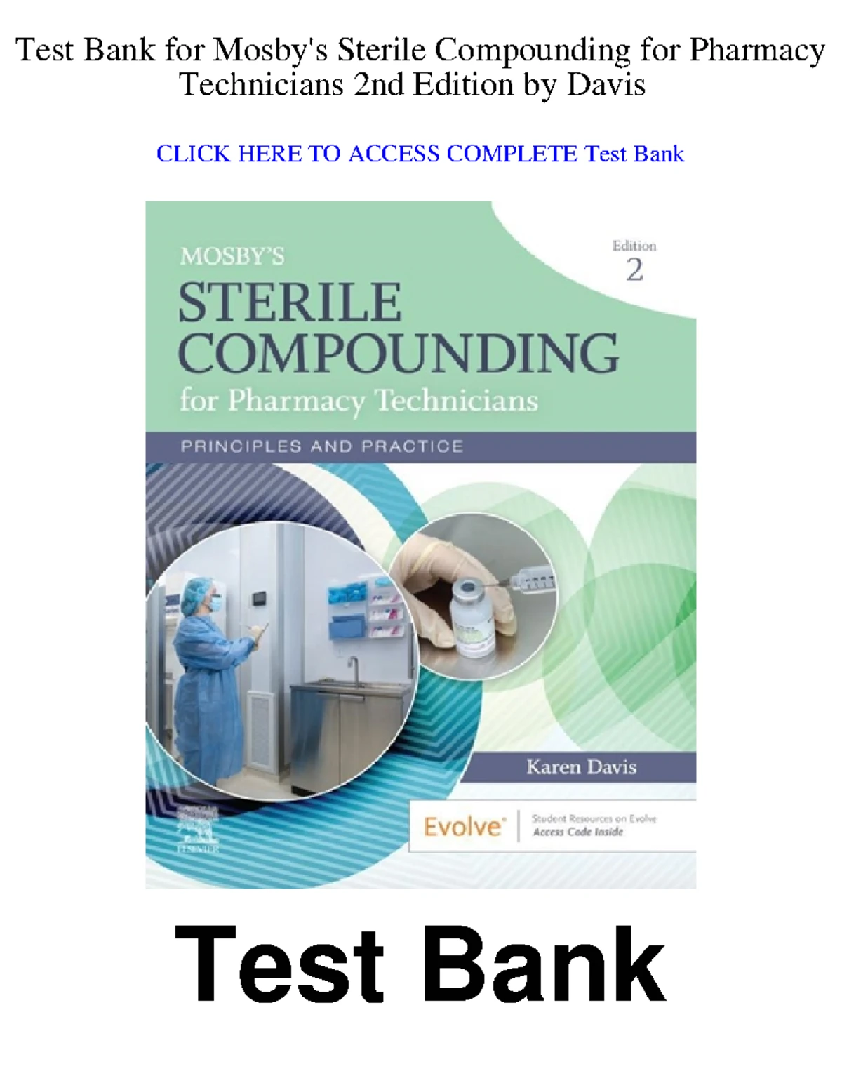 Test Bank for Canadian Nursing Issues & Perspectives (6th Ed) - Ch