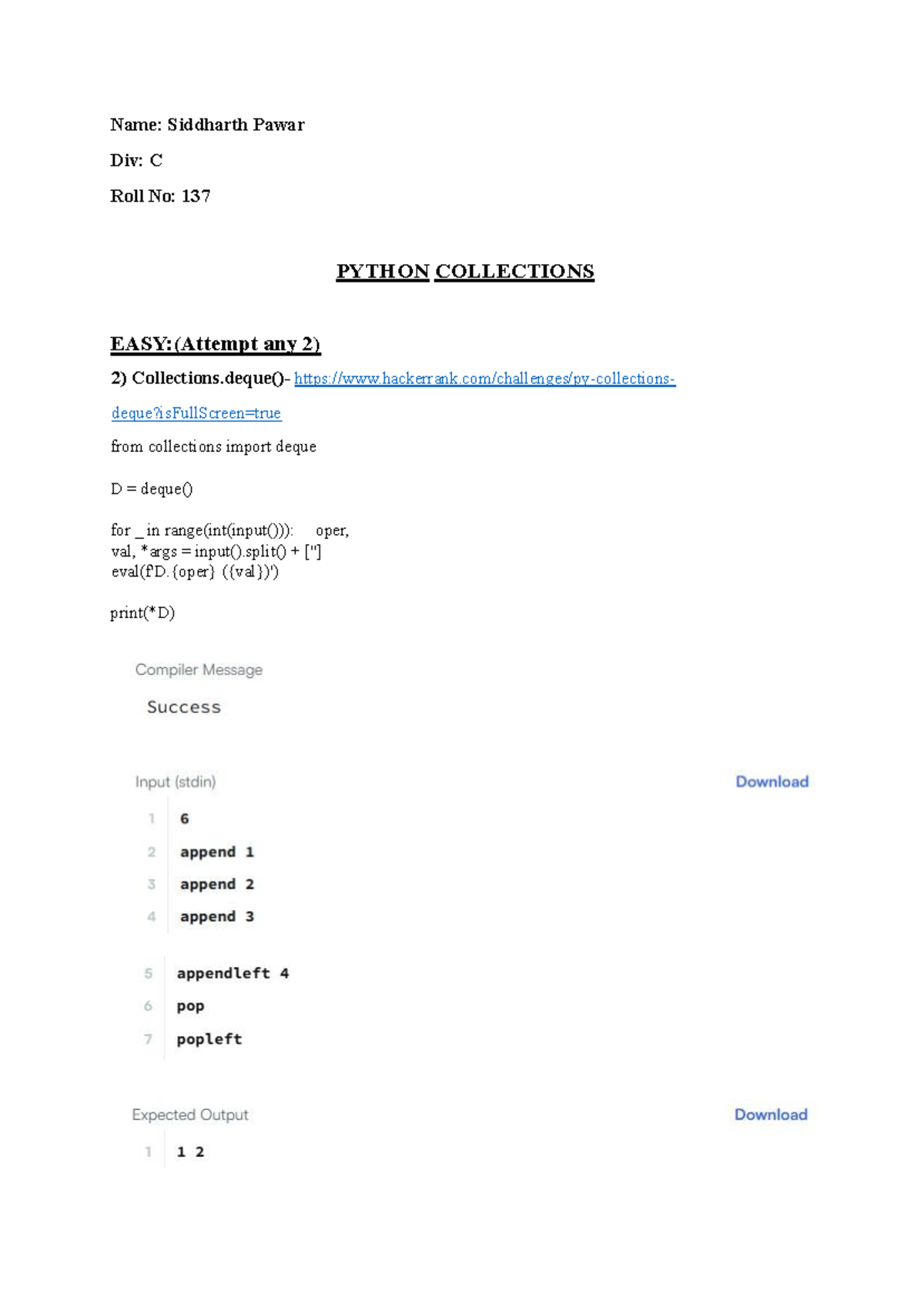 Assignment 8 - Python Collections (137-2024) - Studocu