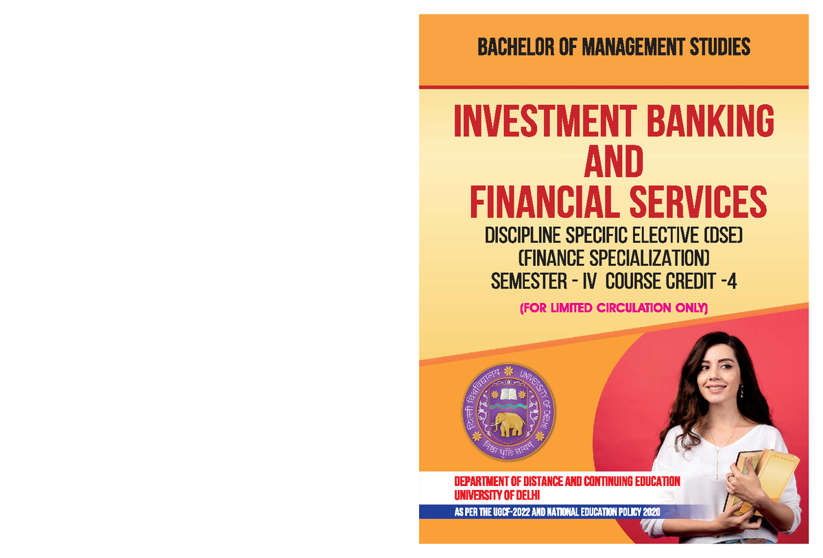 Investment Banking and Financial Services: Comprehensive Study Guide ...