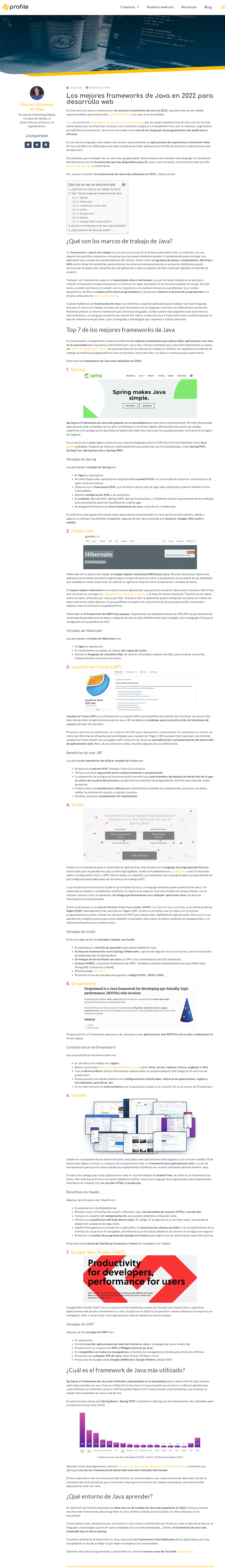 L03 C1 - Los mejores frameworks de Java en 2022 para desarrollo web ...