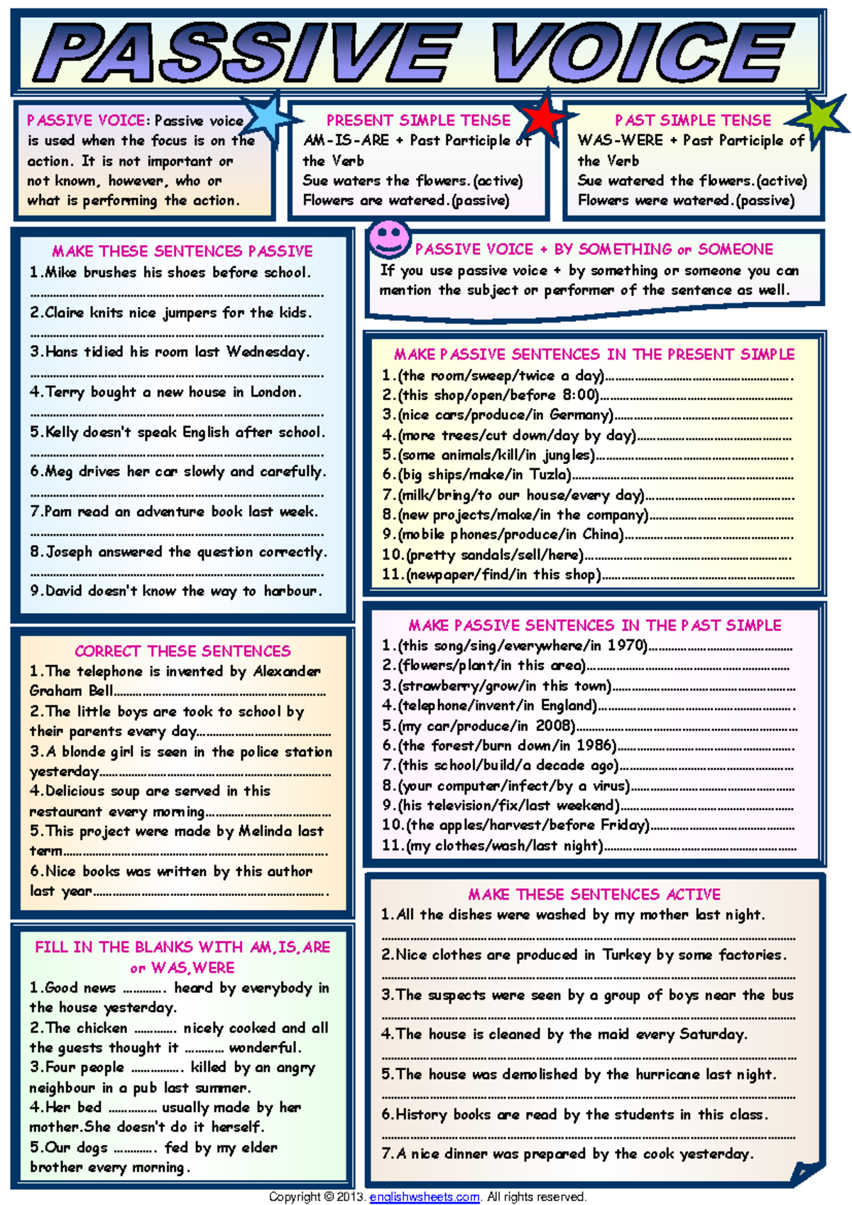 Passive Voice 1: Understanding and Practicing Passive Structures - Studocu