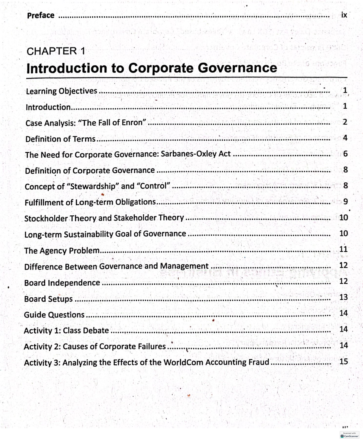 Governance Chap1-3 - .... - Preface ix CHAPTER 1 Introduction to ...