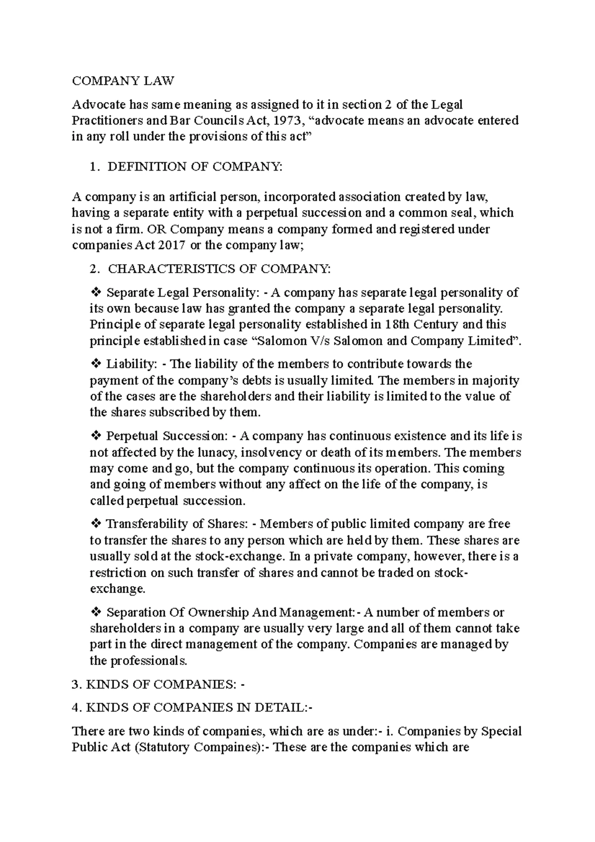 Bailment Concepts and Principles: Comprehensive Notes for LAW 101 - Studocu