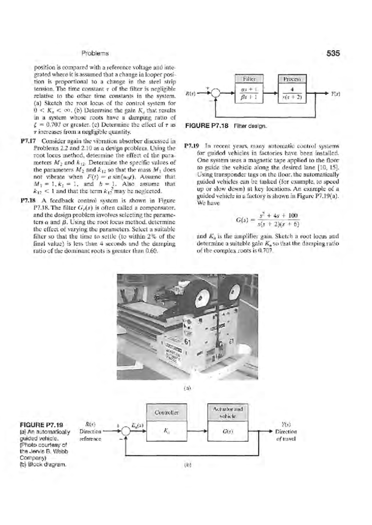 Modern Control Systems: Root Locus Problems P7.17-P7.39 Analysis - Studocu