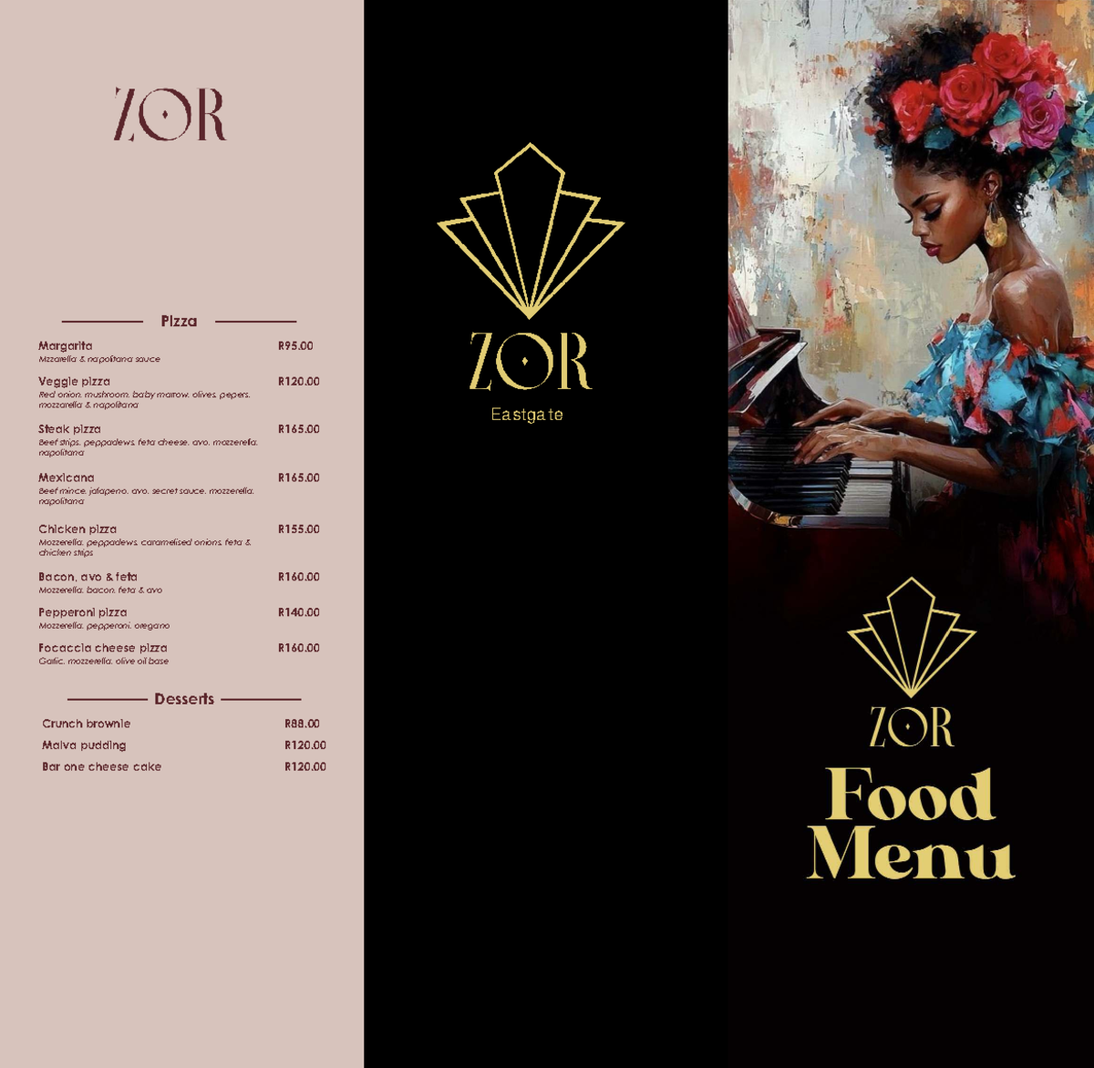 Zor Food Menu - Tue 14 April - Pizza & Desserts - Studocu