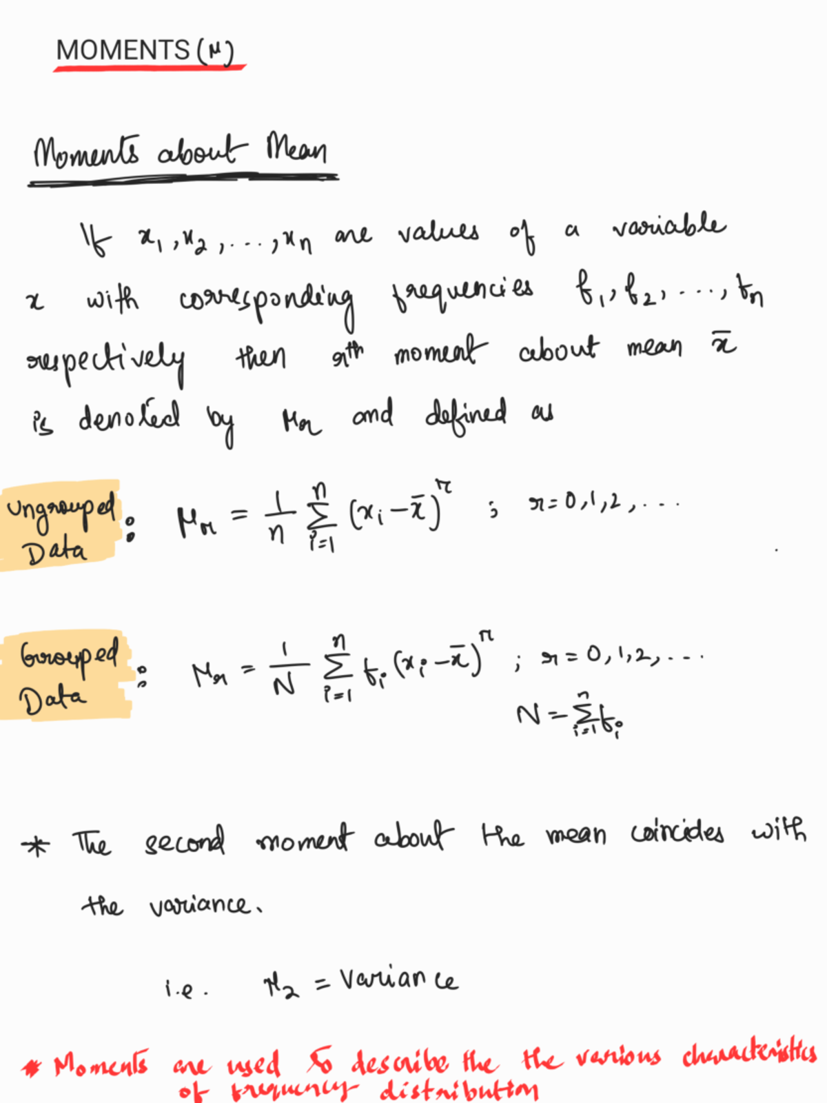 Moments, Skewness, and Kurtosis: A Comprehensive Study (MATH 101) - Studocu