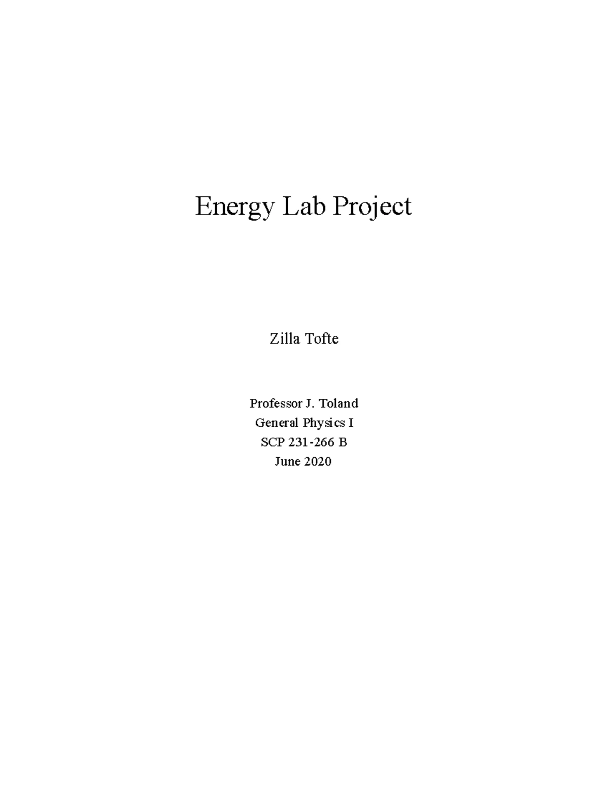 Conservation Law Labs - Lab Report on Momentum & Energy Analysis - Studocu