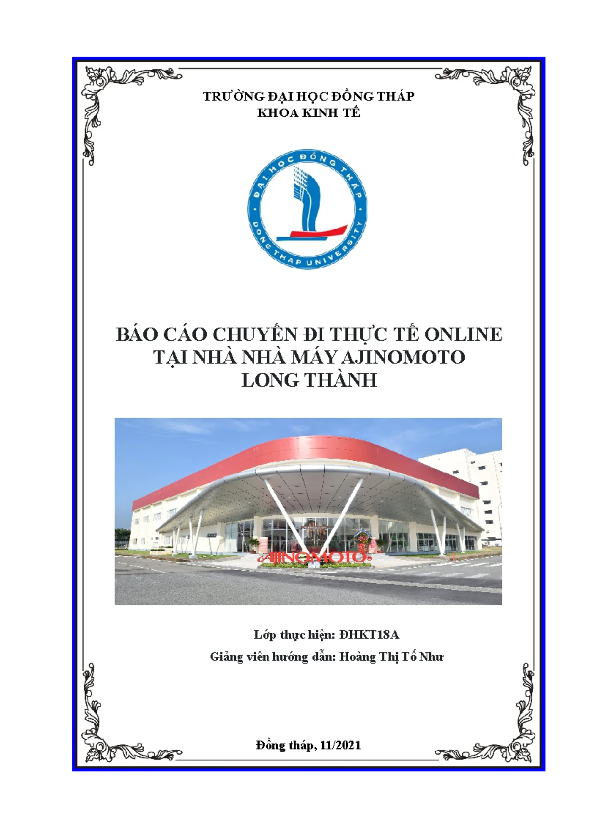 Ajinomoto - ... - 1: GIỚI THIỆU CÔNG TY AJNOMOTO VIETNAM Sự hình thành ...