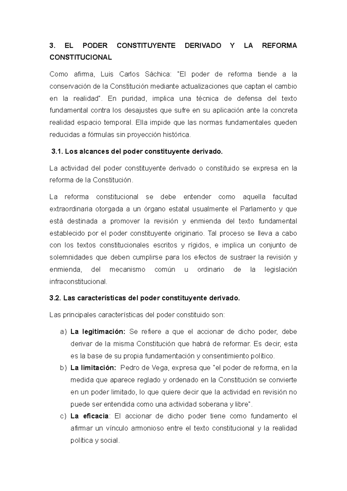 Análisis del Poder Constituyente Derivado y su Reforma Constitucional ...