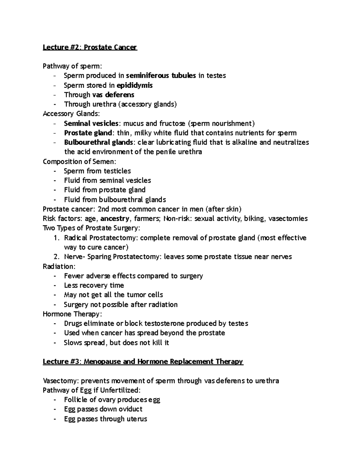 Bio 101 Exam #1 - Comprehensive Notes from Lectures for Review - Studocu