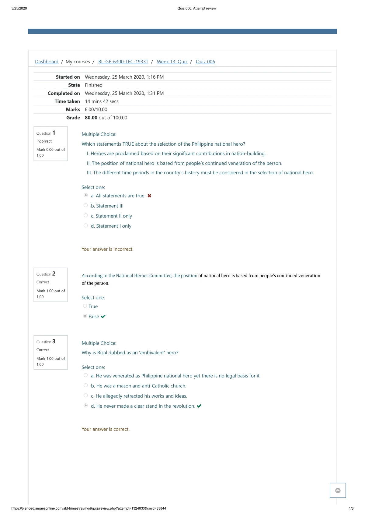 End of Module 2 Study Guide - Module 2 answers Review Questions [2.1] 1 ...