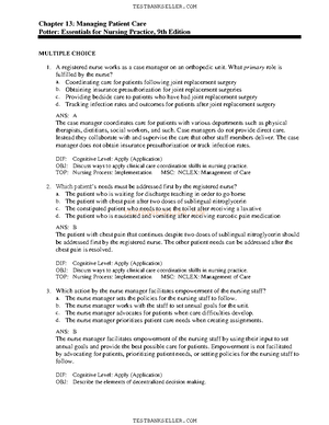 Chapter 22 - Assignment - Chapter 22 Objectives: Discuss the body's ...