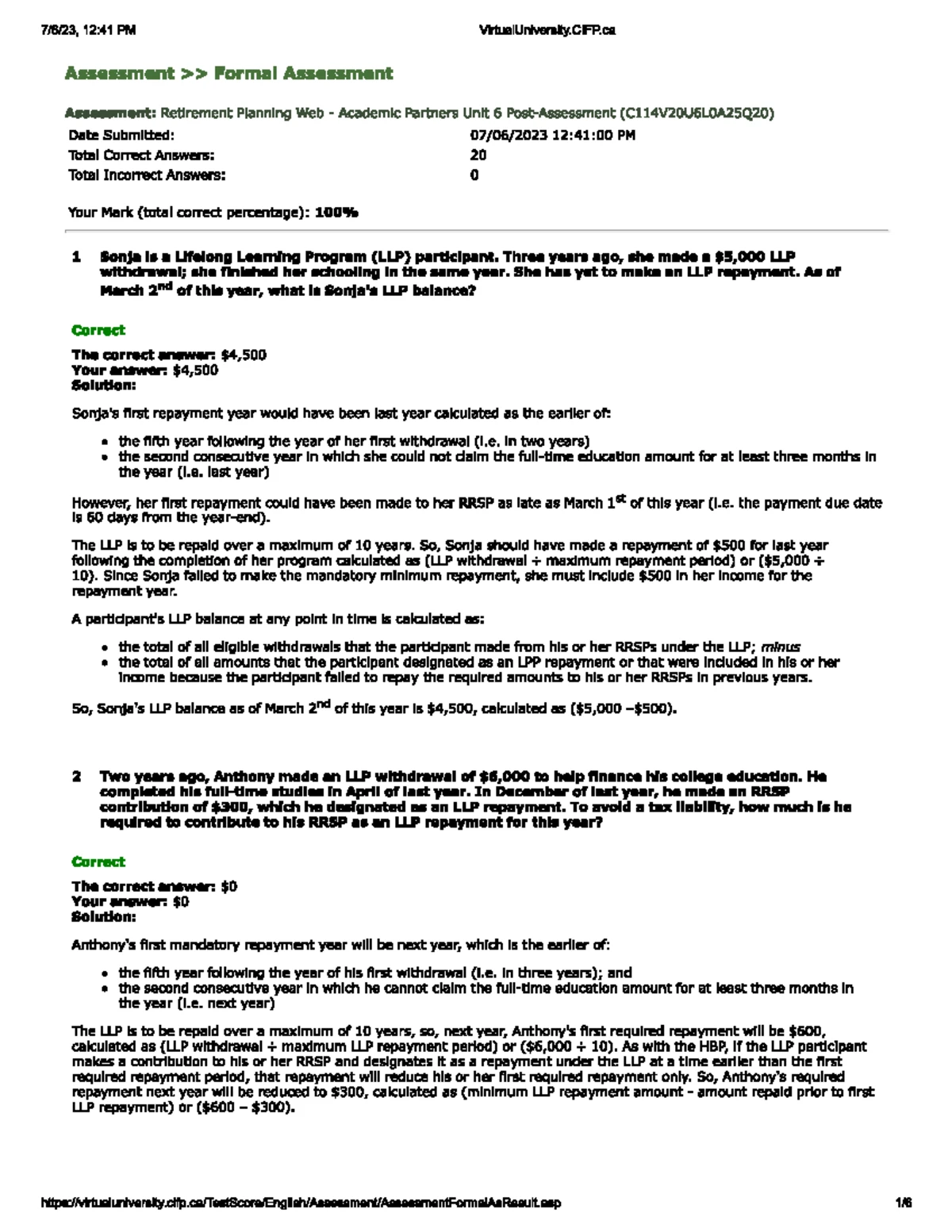 Risk Tolerance Questionnaire: Assessment and Scoring Guide - Studocu