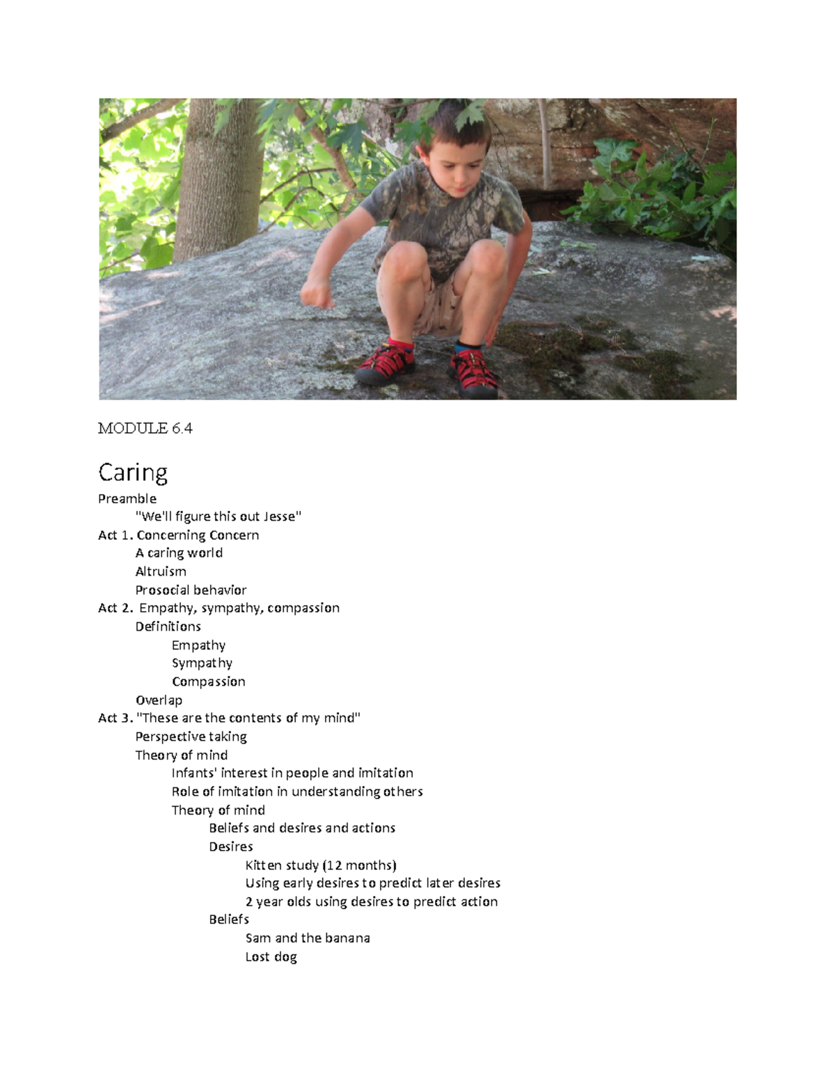 Module 6.4 Caring: Understanding Altruism, Empathy, and Prosocial ...